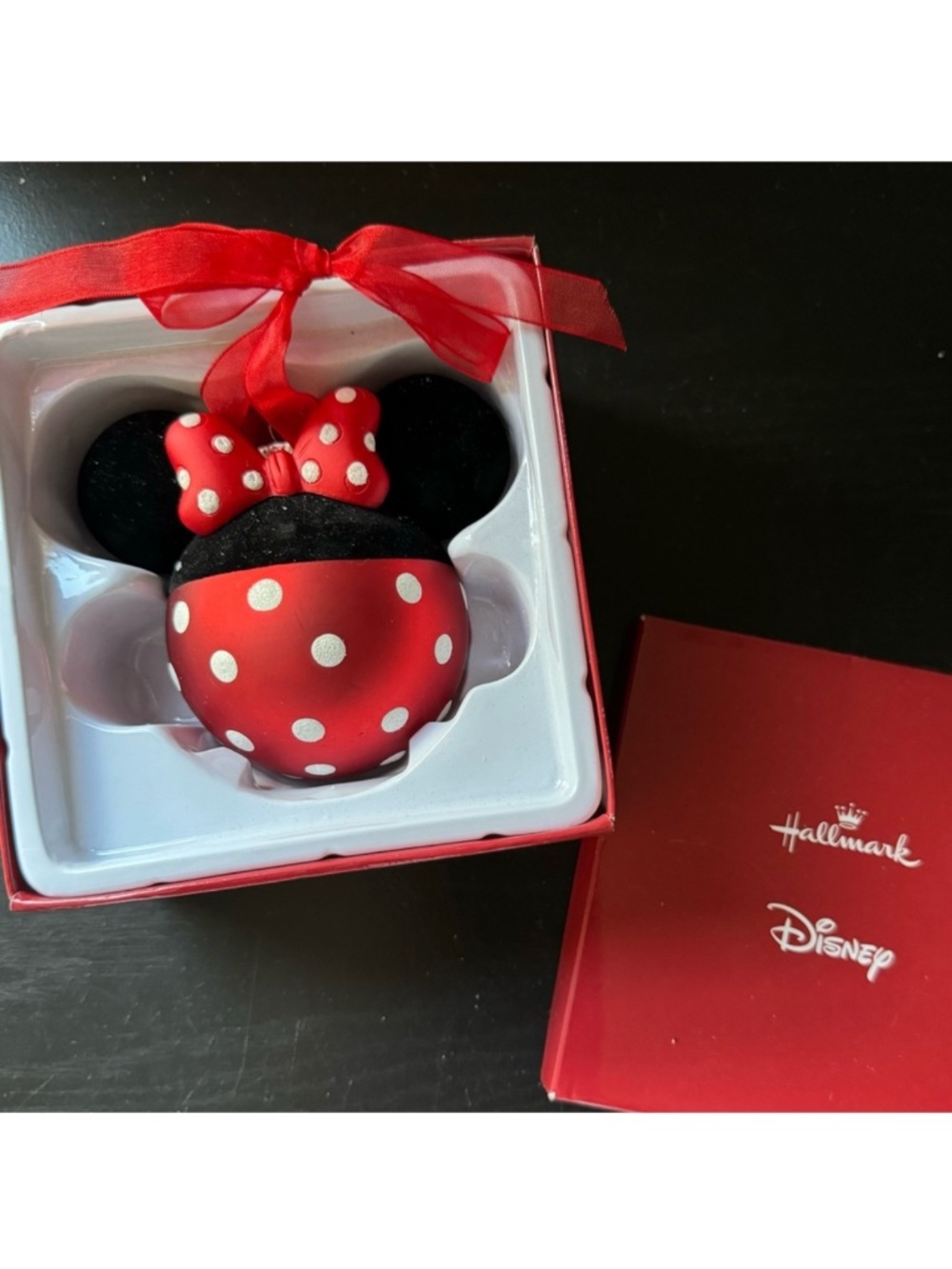 NEW! Disney Hallmark Minnie Mouse Christmas Baubles Ornament Balls